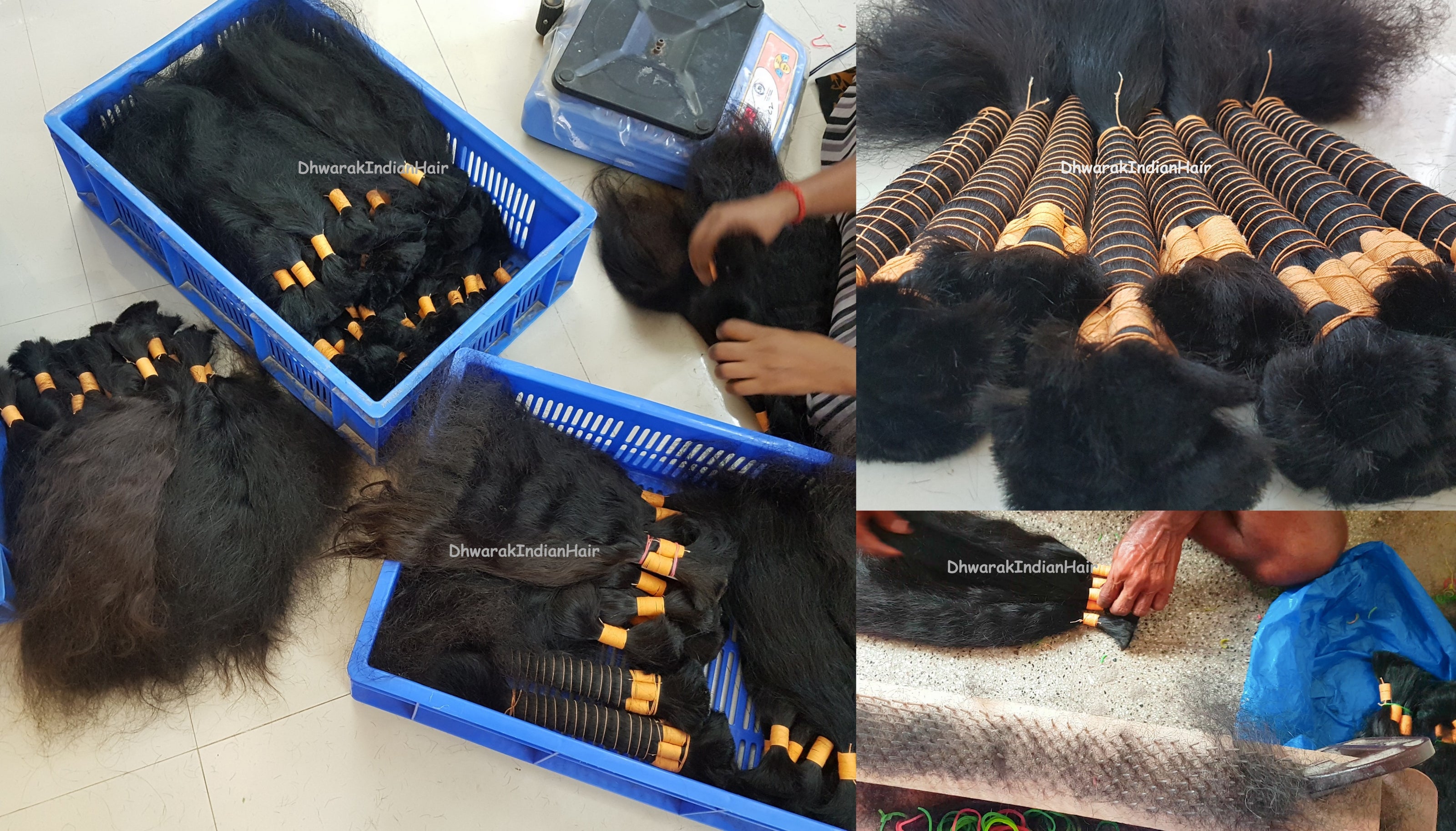 raw indian hair bulk hair for braiding twists locs and wig making - front lace and full lace also available in 613 blonde hair