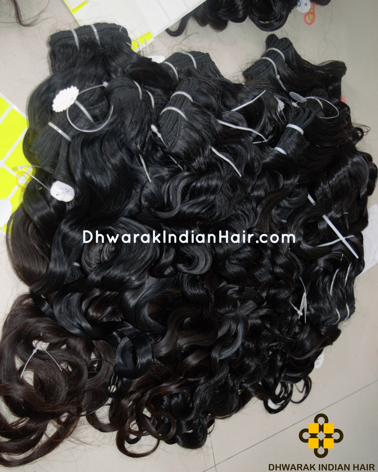 Black Indian Hair Weave Wavy