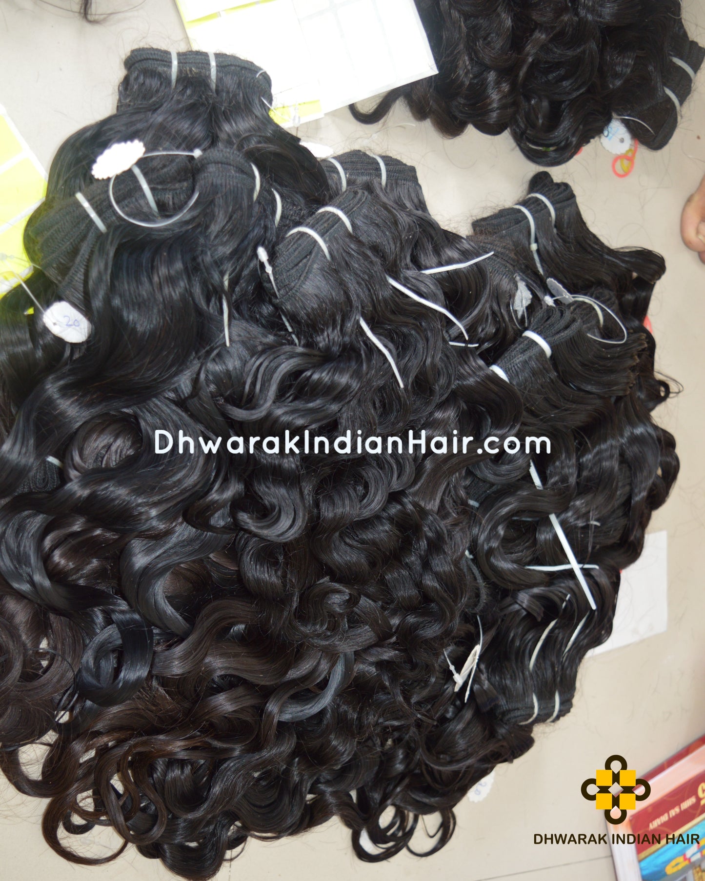 Black Indian Hair Bundle Deals Wavy